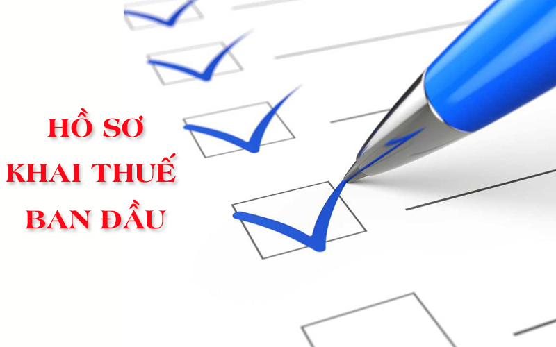 Hồ sơ đăng kí thuế ban đầu